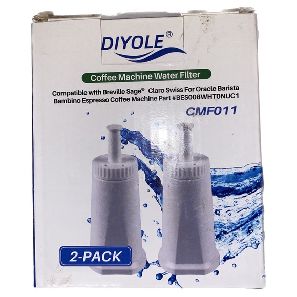 Diyole Water Filter for Breville Barista Touch Espresso Machine CMF011 2PK - Picture 1 of 5